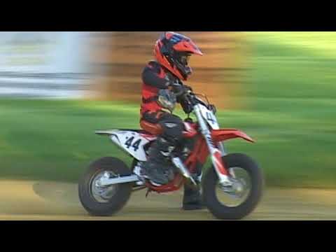 2021-06-05 Galesburg Kids Racing 50cc 2 Stroke Chain Motorcycle Race Div 1 Short Track Dirt Bike