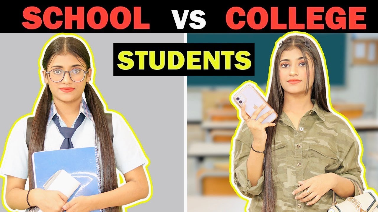 School Life Vs. College Life | Samreen Ali