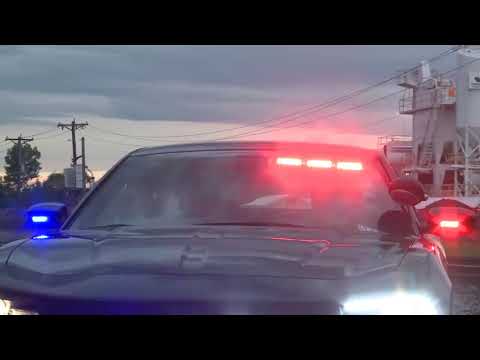 Code-3 SuperVisor Flex Interior Visor Front Facing LED Light Bar, 9-LEDs or 18-LEDs per head