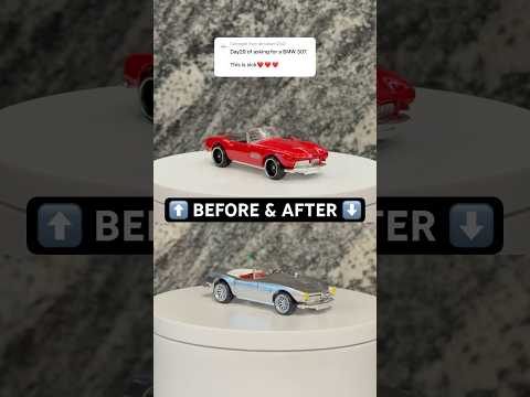 HOW TO CUSTOM HOTWHEELS BMW 507 #hotwheels #diy #cars #custom #bmw #507 #tutorial