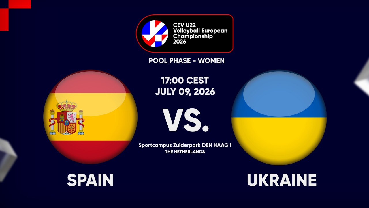 Full Match | Spain vs. Ukraine | CEV U22 Volleyball European Championship 2026 | Women