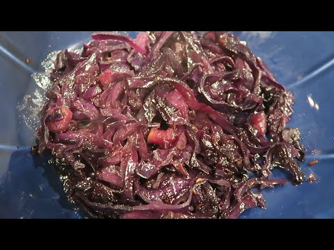 Sladko rdeče zelje (sweet red cabbage), Slovenian recipe