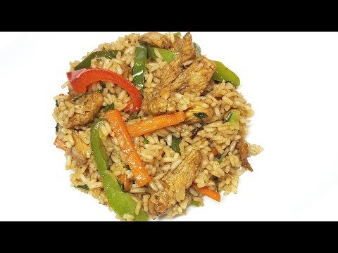 Chicken Fried Rice, step by step Recipe Video. Video