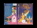 Opening Closing To Beauty And The Beast 1992 VHS Version 3