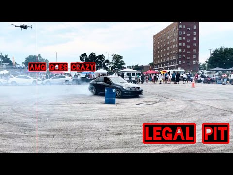 Smoke The Tires Not The Homies | KC Legal Sideshow Event | 11 Year Old Got Hands 🙌
