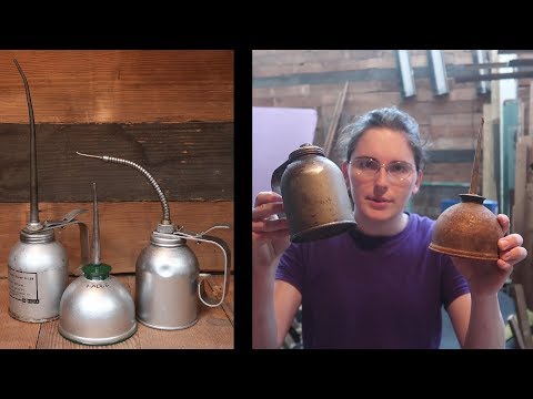 Restoration of Vintage Eagle Oilers / Oil Cans to Working Order