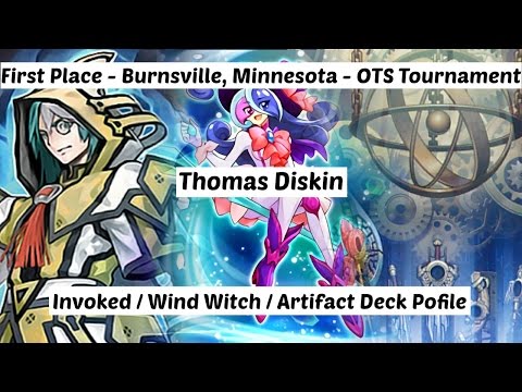 Yu-Gi-Oh! First Place - OTS Tournament - Tom Diskin - Invoked Wind Witch Artifact Deck Pofile