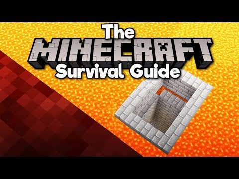 Pixlriffs - Building a Base Under Lava! ▫ The Minecraft Survival Guide (Tutorial Let's Play) [Part 256]