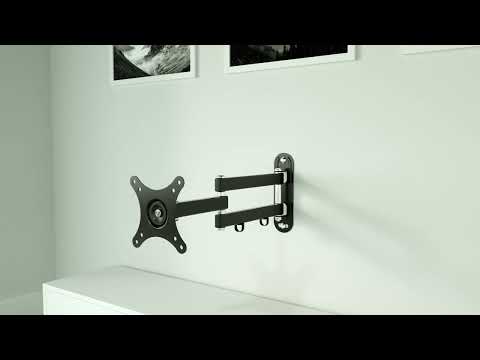 Suptek TV Wall Mount  Swivel Tilt Rotation Full Motion Adjustable for Most 15-27 inch(MA2720)