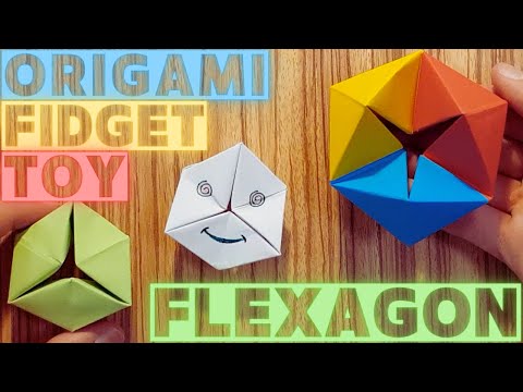 How to Make an Origami Flexagon that Moves Forever!