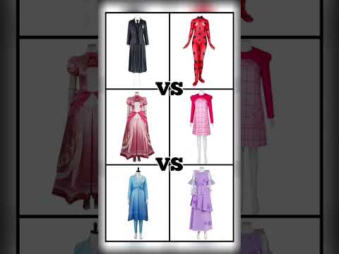 Wednesday VS Ladybug VS Peach VS Enid VS Elsa VS Isabela #shorts