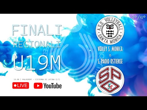 Finale 3°/4° Fipav Lazio U19M 2023 | Volley Santa Monica - San Paolo Ostiense
