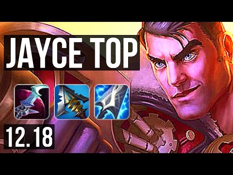 JAYCE vs IRELIA (TOP) | 2.4M mastery, 7 solo kills, 800+ games, 12/3/5 | EUW Master | 12.18