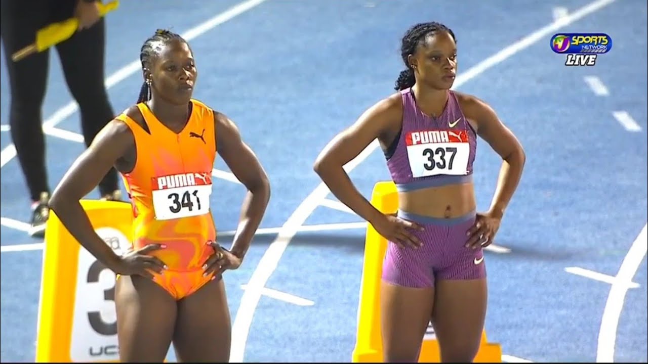 OMG Insane 100M Shericka Jackson defeats Shelly ann fraser pryce & Tia clayton insane speed 😳