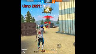 Old Ump vs New Ump ☠️ #freefire #foryou