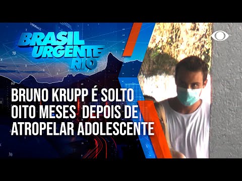 Bruno Krupp é solto oito meses após atropelar adolescente