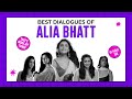 Best Dialogues Of Alia Bhatt Dharma Edition Aliabhatt