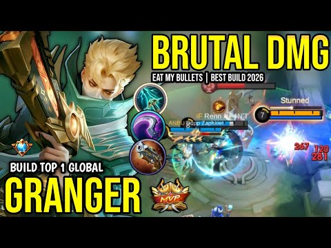 GRANGER BEST BUILD 2026 | BUILD TOP 1 GLOBAL GRANGER GAMEPLAY | MOBILE LEGENDS✓