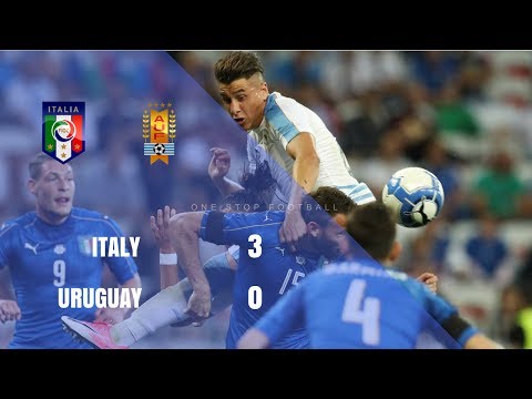 Italy vs Uruguay 3-0 All Goals & Extended Highlights 07/06/2017 HD