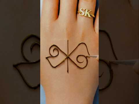 Simple & Easy Mehndi Design for Beginners #skmehandi #mehndi