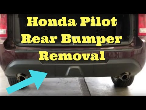 2009 2010 2011 2012 2013 2014 2015 Honda Pilot Rear Bumper Removal Replace Install How to Remove