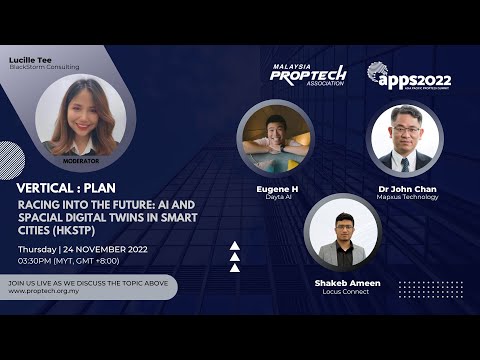 APPS2022 - Day 1 - Racing into the future: Ai and spacial digital twins in smart cities (HKSTP)