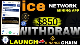 Ice Mining App Withdrawal | Ice Network Launch on Binance | Ice Coin Withdrawal | Ice Network KYC