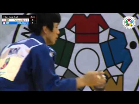 Nugzari TATALASHVILI (GEO) Vs Won Gi JANG (KOR) - Judo Grand Prix Ulaanbaatar 2014 [-73kg]