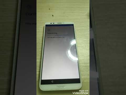 Honor 7c Frp remove. Talkback 7.2 wifi setting. 100%