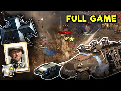 BLOBS (vs) GOLIATHS & STUKAS [4v4 Essen Steelworks] [OKW Overwatch] — Company of Heroes 2