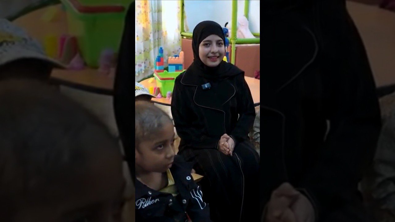 رسالة انسانية توجهها ماريا قحطان من مركز الأمل