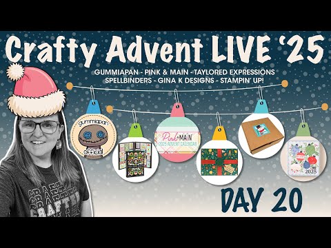 Day 20 🔴 Crafty Advent LIVE 2025 | Interactive Crafting & Giveaway Series