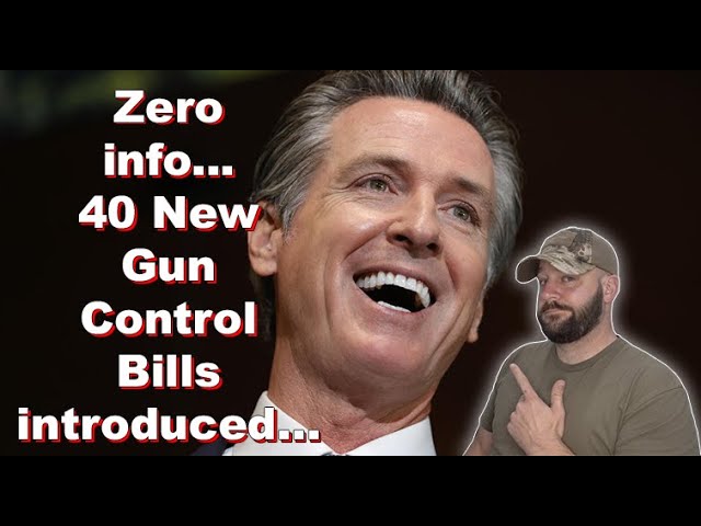 40 New Gun Laws introduced... While having ZERO KNOWLEDGE... This is just dumb