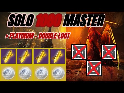 DOUBLE LOOT: Solo 1080 Master Nightfall Platinum (NO RAID/Hive Mods) - Strange Terrain (Destiny 2)