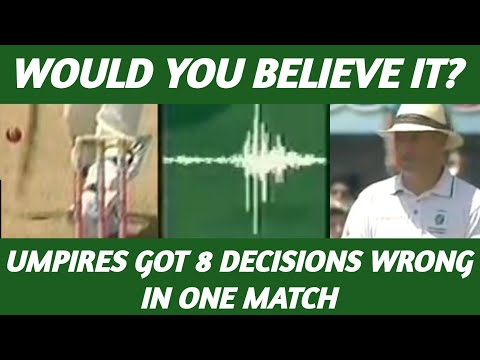 The 8 horrendous umpiring errors made during the 2008 SCG Test - India vs Australia, 2nd Test