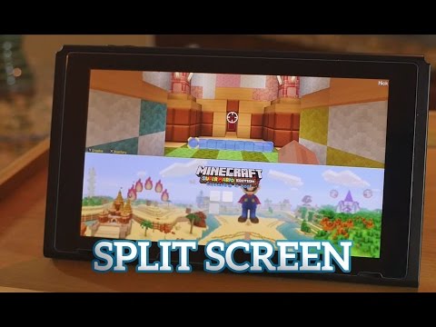Minecraft Switch Edition Split Screen Multiplayer! (How To)