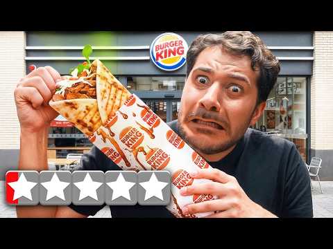 I'm testing the doner kebab from Burger King