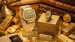 【玩味十足的CASIO不鏽鋼金戒指錶✨】朱仔推介《😱JB💢推出具收藏級價值CRW 001JB/GM 5600SG🪩水鑽金戒指跳字錶⌚》快閃優惠Hk1188💍/HK588⌚96699429💢只限5隻👍