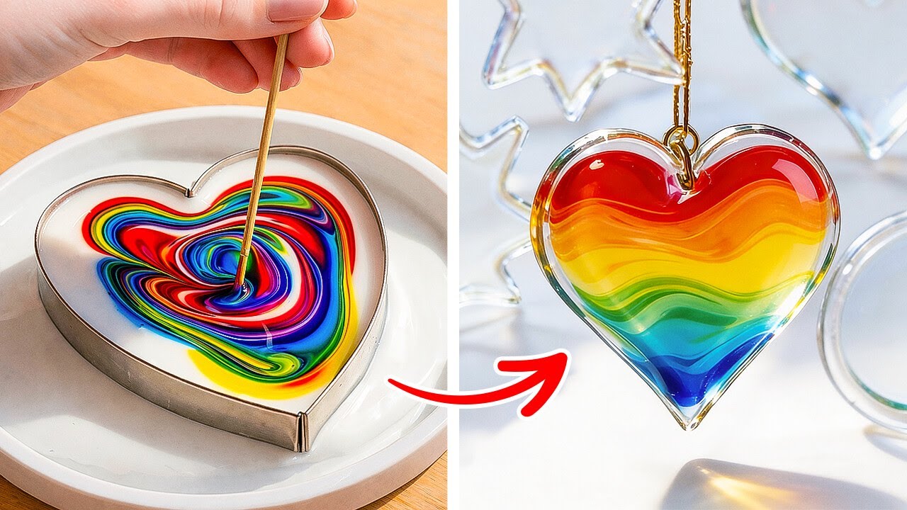 🌈 VALENTINE’S DAY RAINBOW CRAFTS 💖 Easy DIYs for Gifts & Decor
