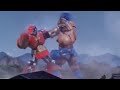 Power Rangers Zeo Challenges Megazord Fight