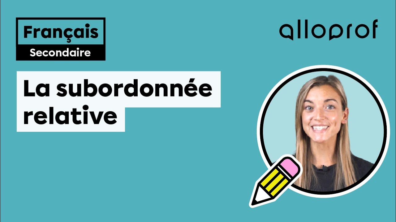 La subordonnée relative