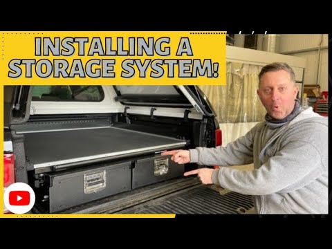Ford Ranger Wildtrak Storage Box Installation - How To Fit Draw System - Ford Ranger MODS!