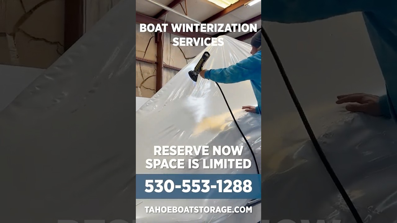 Tahoe Boat Repair and Storage Boat Shrinking Wrapping
