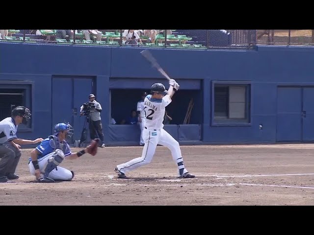 【ファーム】ファイターズ・高濱が満塁のチャンスでレフト前へのタイムリーヒットを放つ!! 2018/7/31 F-DB(ファーム)