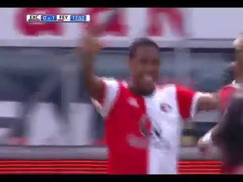 Jean Paul Boëtius Goal   Excelsior vs Feyenoord 0 1 Eredivisie 20 08 2017