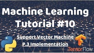 Python Machine Learning Tutorial #10 - SVM P.3 - Implementing a SVM