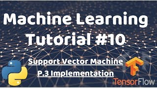 holy crap i got the exact same number as u ...or is getting similar accuracies common with a kernel?（00:04:45 - 00:10:05） - Python Machine Learning Tutorial #10 - SVM P.3 - Implementing a SVM