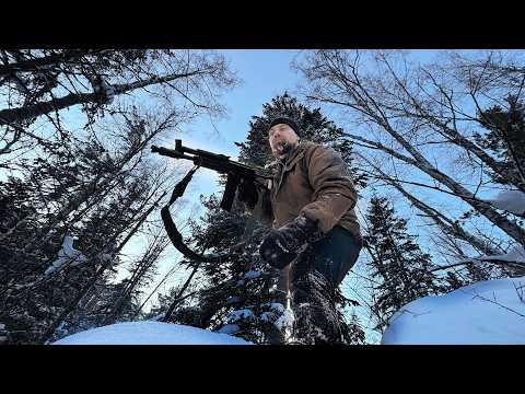 I Met the Night in the Wild Winter Forest. Alone on Skis With a Rifle, a Tent, and a Stove.