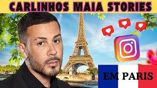 CARLINHOS MAIA EM PARIS: EU JAMAIS DEIXARIA O BRASIL! #carlinhosmaiastories #carlinhosmaia