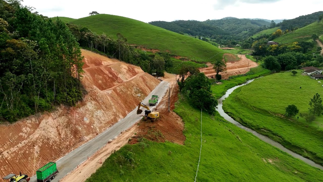 Estrada Boa Rural. Governo de SC lança programa para pavimentar estradas do interior